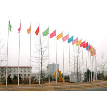 stainless steel flagpole,square flagpole,colored flags